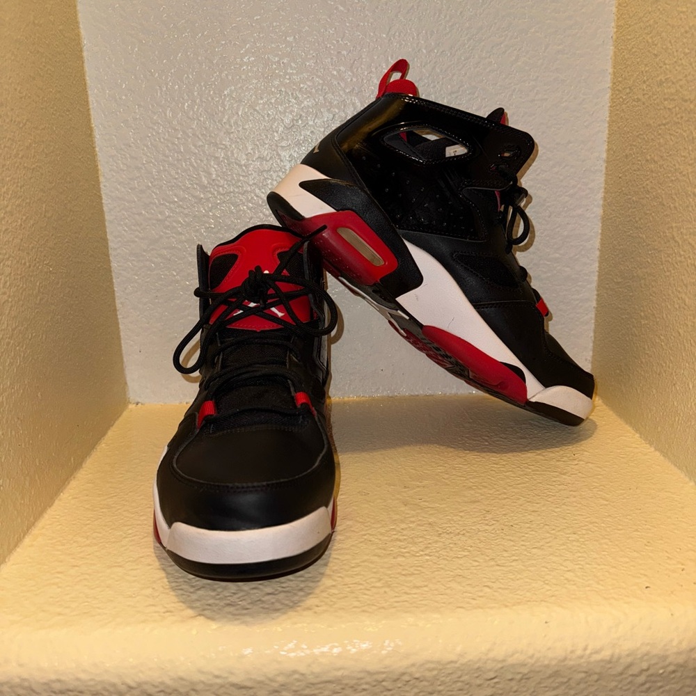 Black and Red Athletic Sneakers